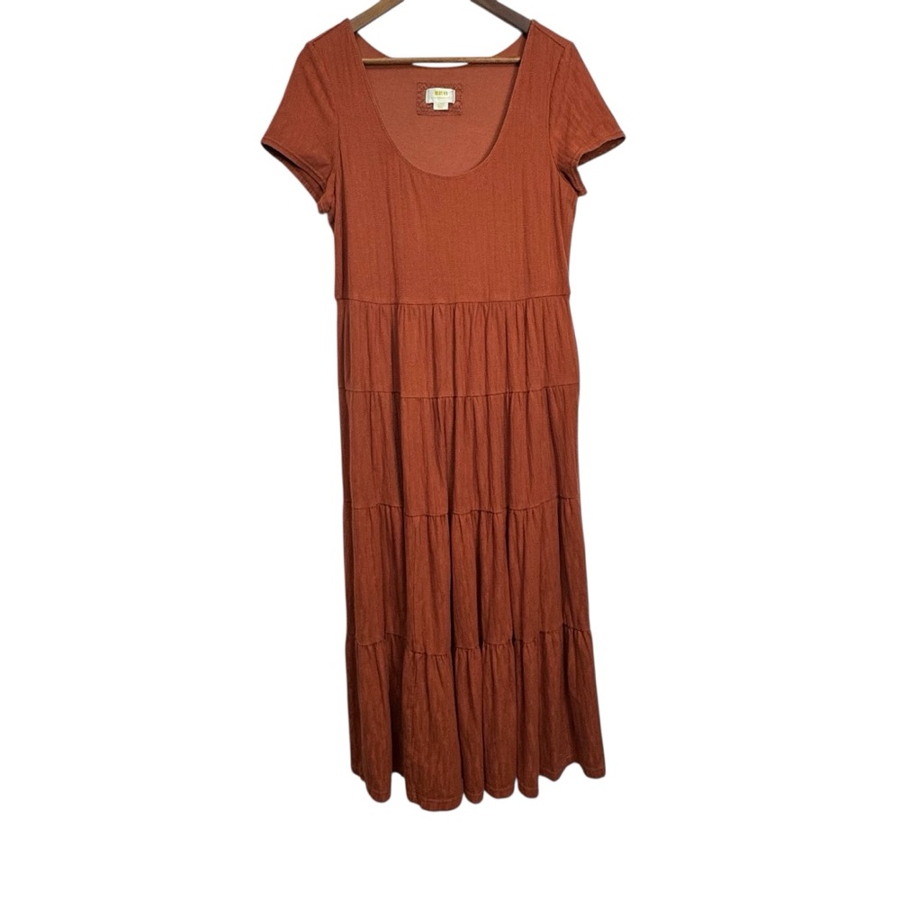 Maeve Gillian tiered short sleeve maxi dress - Picture 3 of 13